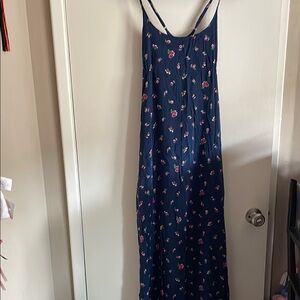 Abercrombie & Fitch Navy Floral Maxi Dress